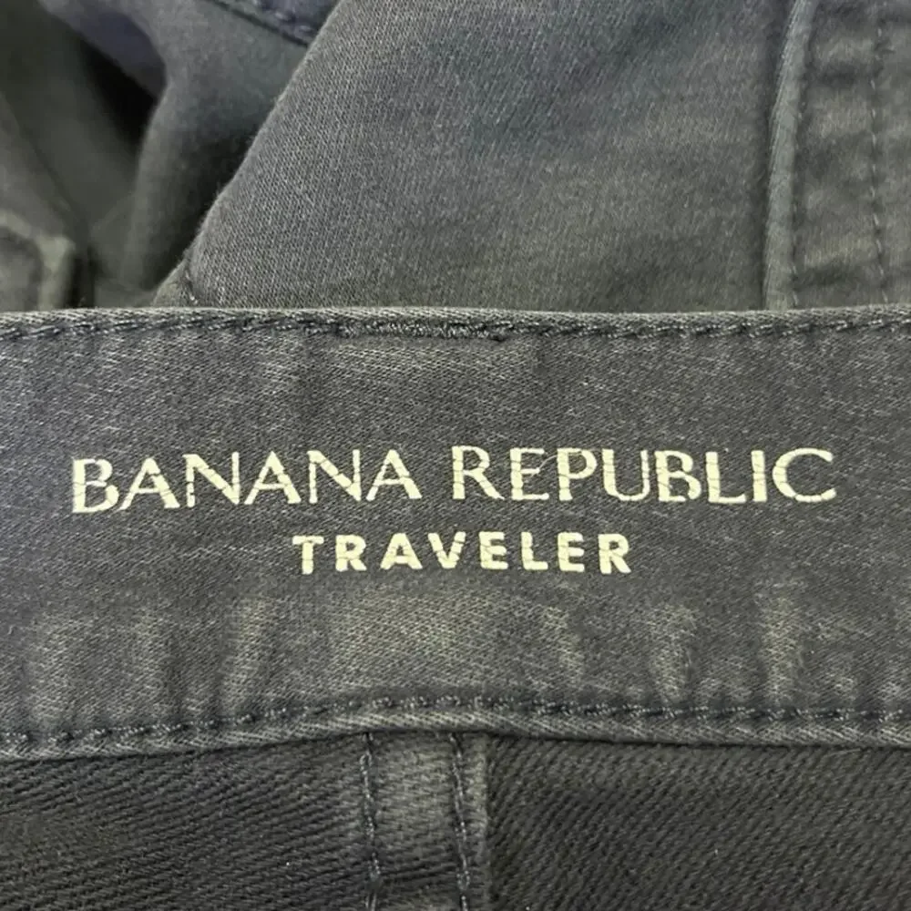 Banana Republic Traveler Blue Slim Fit Straight Stretch Denim Jeans Sz 32x30